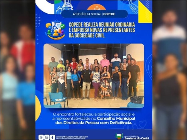 Mais participação, representatividade e fortalecimento de direitos em Santana do Cariri.