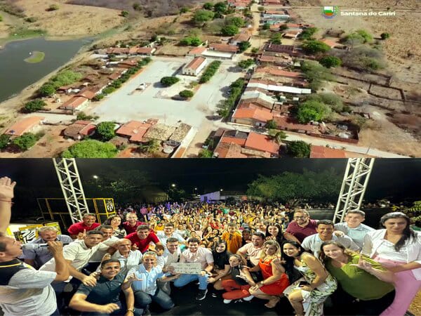 A Gestão Orgulho de Ser Santanense realizou a tão esperada Inauguração do Calçamento do Distrito dos Anjinhos!