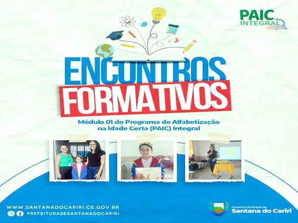 A Secretaria Municipal de Educação realizou encontros formativos durante os dias 21 de março e 04 de abril!